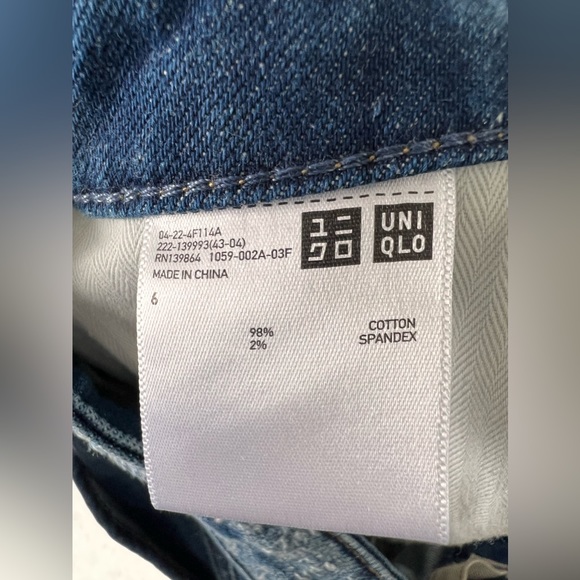 Women’s Denim High Waisted Skirt - Picture 3 of 3